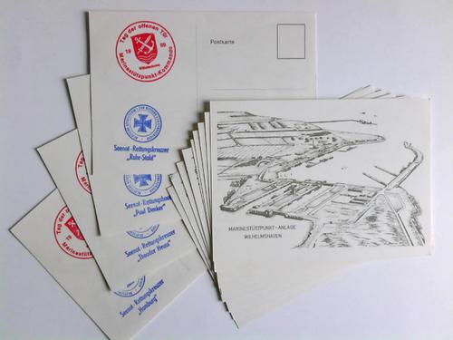 Wilhelmshaven - 13 Postkarten zum Tag der offenen Tr des Marinesttzpunkt-Kommandos, Wilhelmshaven 1969