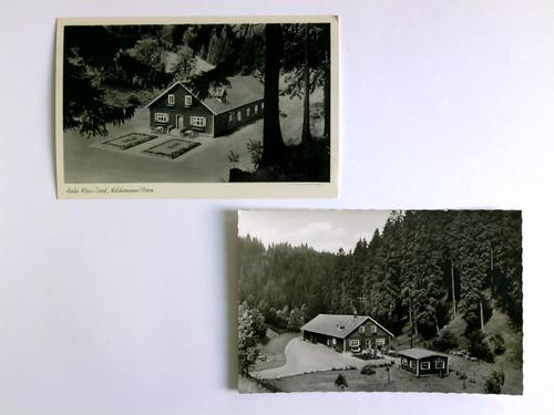 Wildemann - Bergstadt (Clausthal-Zellerfeld) - 2 Postkarten: Haus Klein-Tirol, Wildemann / Harz