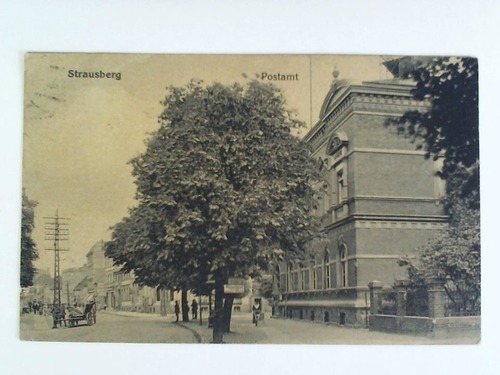 Strausberg - Postkarte: Strausberg - Postamt