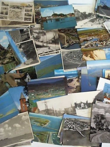 Nord- und Ostsee - Sammlung von 165 teils farbigen Ansichtskarten mit Motiven von Nord- und Ostsee