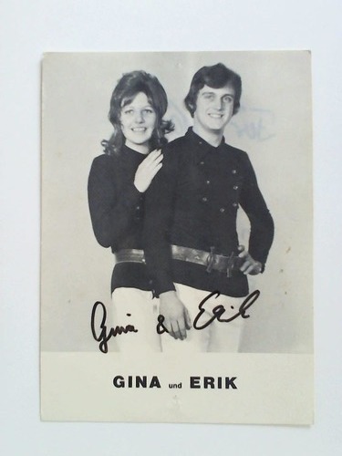 Gina und Erik - Autogrammkarte