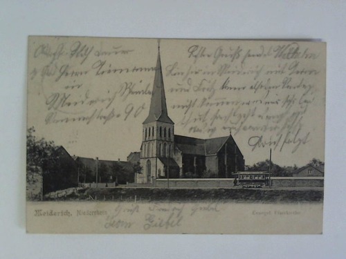 Meiderich - Postkarte: Meiderich, Niederrhein - Evangel. Pfarrkirche