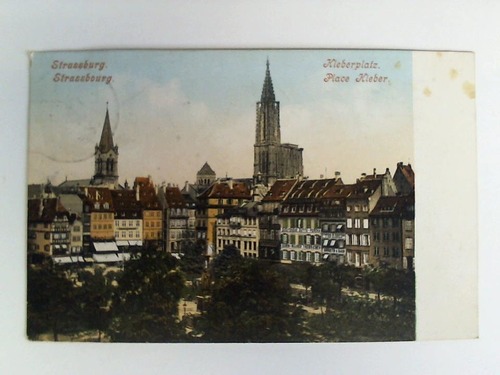 Straburg - Postkarte: Strassburg - Kleberplatz