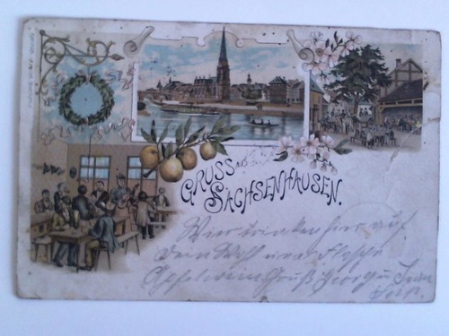 Sachsenhausen - Postkarte: Gruss aus Sachsenhausen - Verschiedene Ansichten