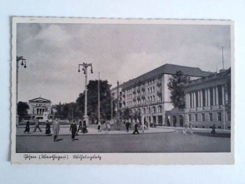 Posen - Postkarte: Posen (Warthegau) - Wilhelmplatz