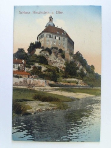 (Sachsen) - Postkarte: Schlo Hirschstein a. Elbe