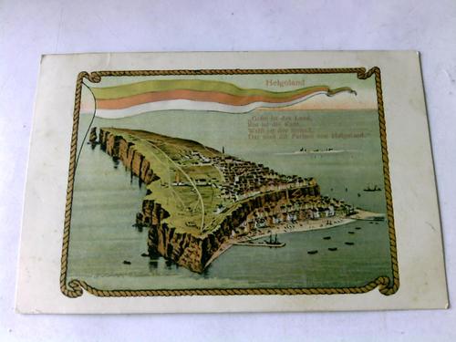 Helgoland - Grn ist das Land, rot ist die Kant, wei ist der Strand, das sind die Farben von Helgoland