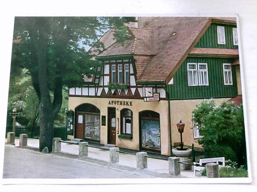Wernigerode - Apotheke und Feuerstein Brunnen