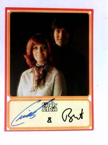 Cindy und Bert - Signierte Autogrammkarte