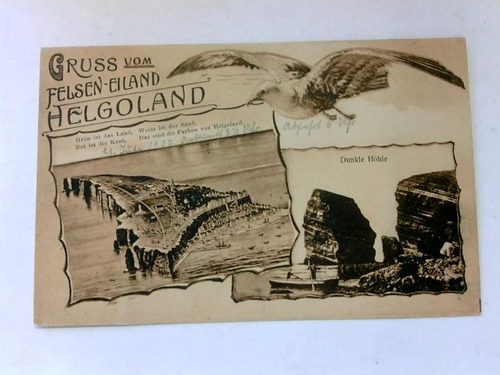 (Helgoland) - Gruss vom Felsen Eiland Helgoland