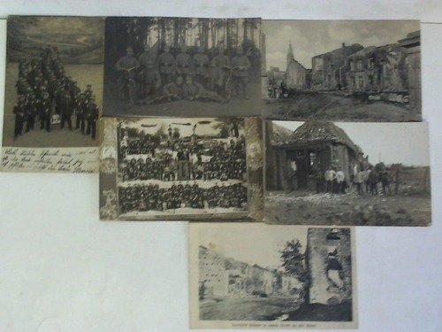 (Erster Weltkrieg) - 6 fotographische Ansichtskarten