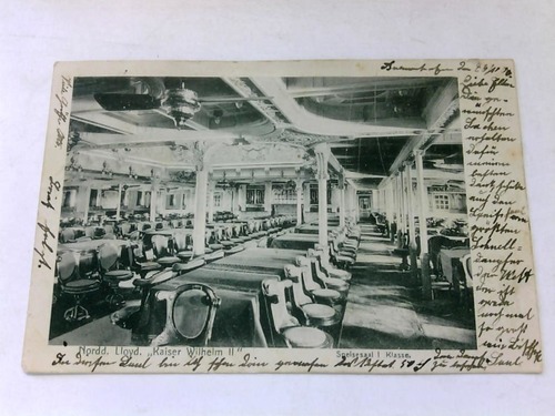 (Schiff) - Nordd. Lloyd. Kaiser Wilhelm II. Speisesaal 1. Klasse