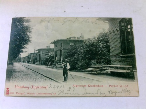 (Hamburg) - Hamburg-Eppendorf. Allgemeines Krankenhaus. Pavillon 54-57