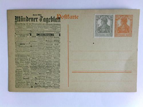 (Hannoversch Mnden) - Ganzsache mit Reklame des Mndener Tageblatt Nr. 209 vom 7. September 1912, 18. Jahrgang