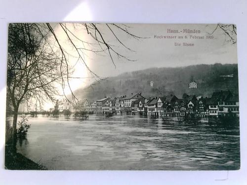 Hannoversch Mnden - Hochwasser am 6. Februar 1909. Die Blume