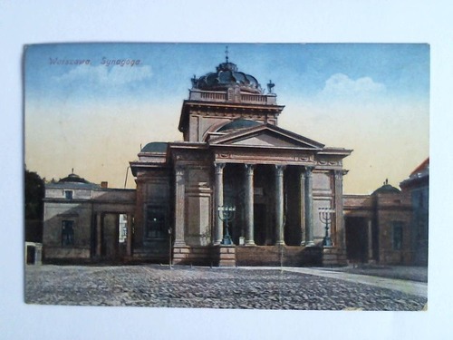 (Warschau) - Ansichtskarte: Warszawa. Synagoga