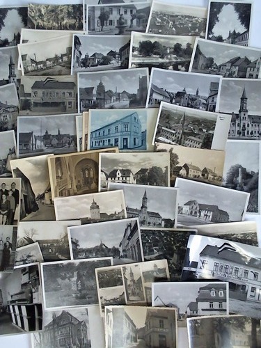 (Knnern an der Saale / Sachsen-Anhalt) - Sammlung von 41 Ansichtskarten und 6 Fotografien