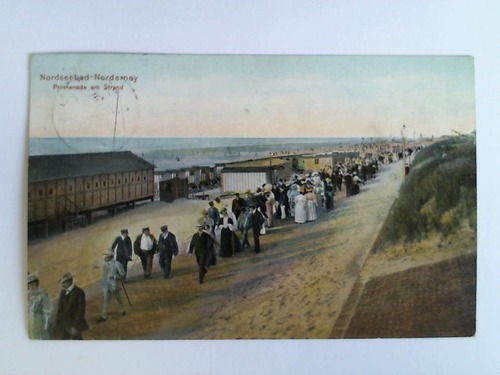 (Norderney) - Ansichtskarte: Nordseebad Norderney - Promenade am Strand