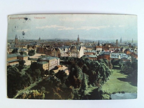 (Braunschweig) - Ansichtskarte: Braunschweig. Totalansicht