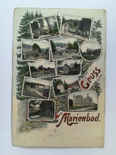 (Marienbad / Bhmen) - Ansichtskarte: Gruss aus Marienbad