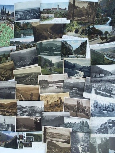 (Harz) - Sammlung von 47 verschiedenen Ansichtskarten