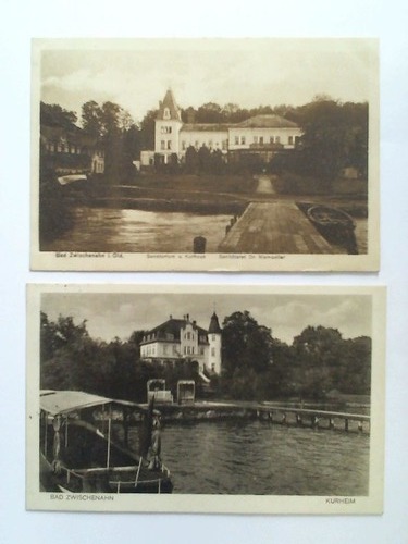 (Bad Zwischenahn / Oldenburg) - 2 Ansichtskarten: Bad Zwischenahn i. Old., Sanatorium u. Kurhaus, Sanittsrat Dr. Niemoeller / Kurheim