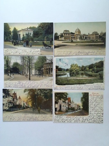 (Bad Oeynhausen) - 6 verschiedene Ansichtskarten