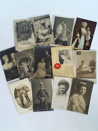 (Deutsche Kaiserfamilie - Hohenzollern) - Sammlung von 13 verschiedenen Ansichtskarten