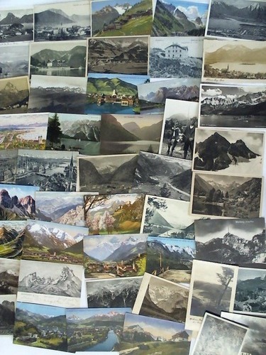 (Alpen-Lnder) - Sammlung von 49 verschiedenen Ansichtskarten