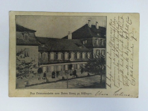 (Kissingen) - Ansichtskarte: Das Veteranenheim vom Roten Kreuz zu Kissingen