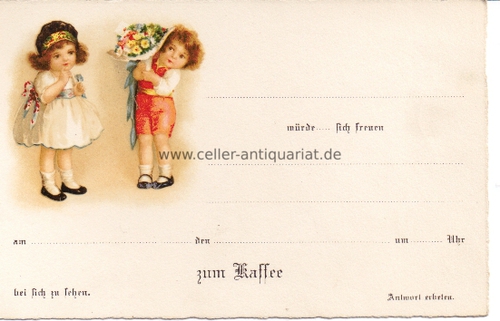 Einladungskarte - Zum Kaffee