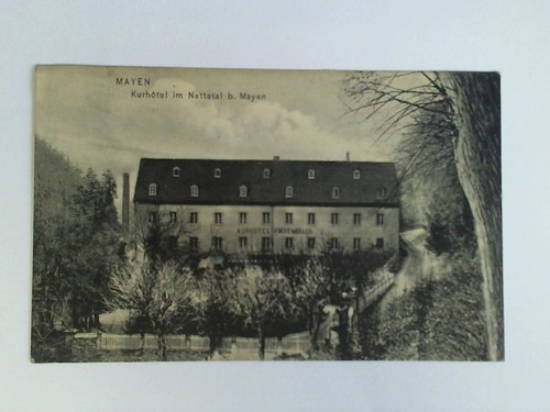 (Mayen) - Ansichtskarte als Feldpost gelaufen: Mayen. Kurhotel (Fritz Mller) im Nettetal b. Mayen