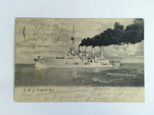 (Kaiserliche Deutsche Marine) - Ansichtskarte: S. M. S. Friedrich Carl
