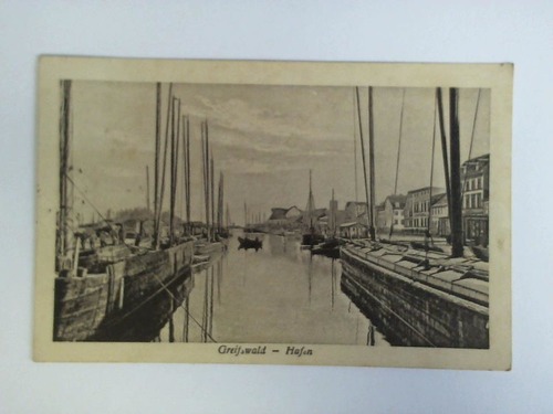 (Greifswald - Mecklenburg-Vorpommern) - Ansichtskarte: Greifswald - Hafen