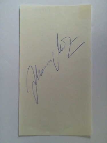 (Metz, Johanna) - Original Autogramm auf Papierausschnitt