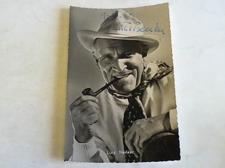 Trenker, Luis - Autogrammkarte, original signiert und datiert