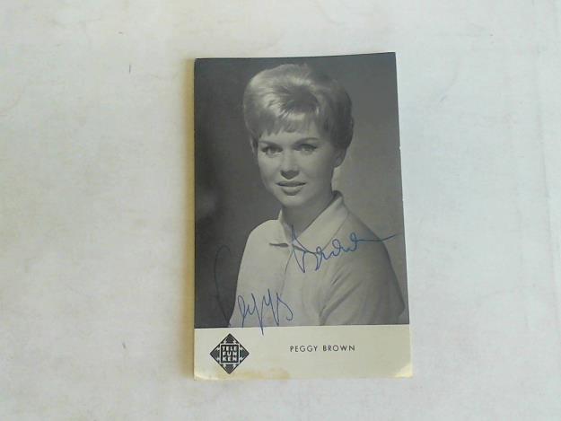 Brown, Peggy - Autogrammkarte, original signiert