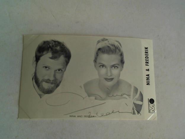 Nina & Ferderik - Autogrammkarte mit original Signatur
