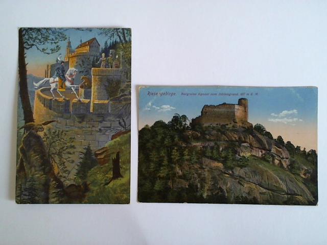 (Burg Kynast im Riesengebirge / Schlesien) - 2 Ansichtskarten