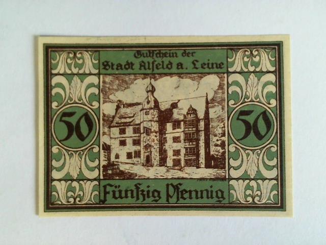 Alfeld a. Leine, Stadt (Hrsg.) - 1 Banknote: Fnfzig Pfennig. Gutschein der Stadt Alfeld a. Leine