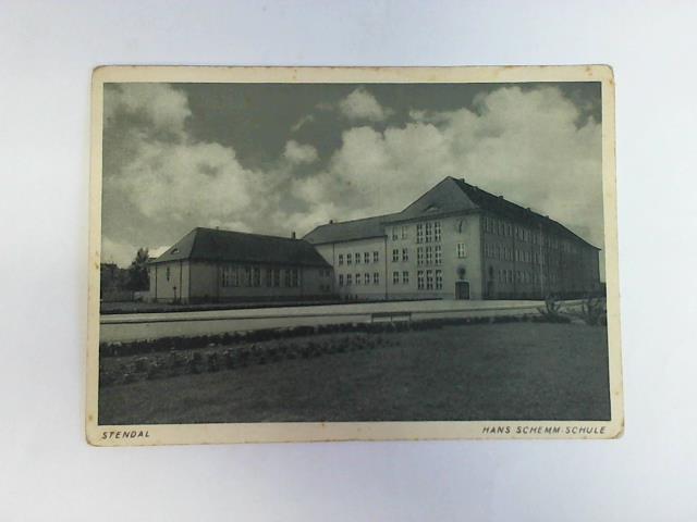 (Stendal) - Ansichtskarte: Stendal. Hans Schemm-Schule