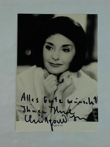Autogrammkarte, original signiert