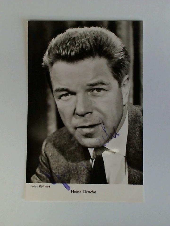 Drache, Heinz - Autogrammkarte, original signiert