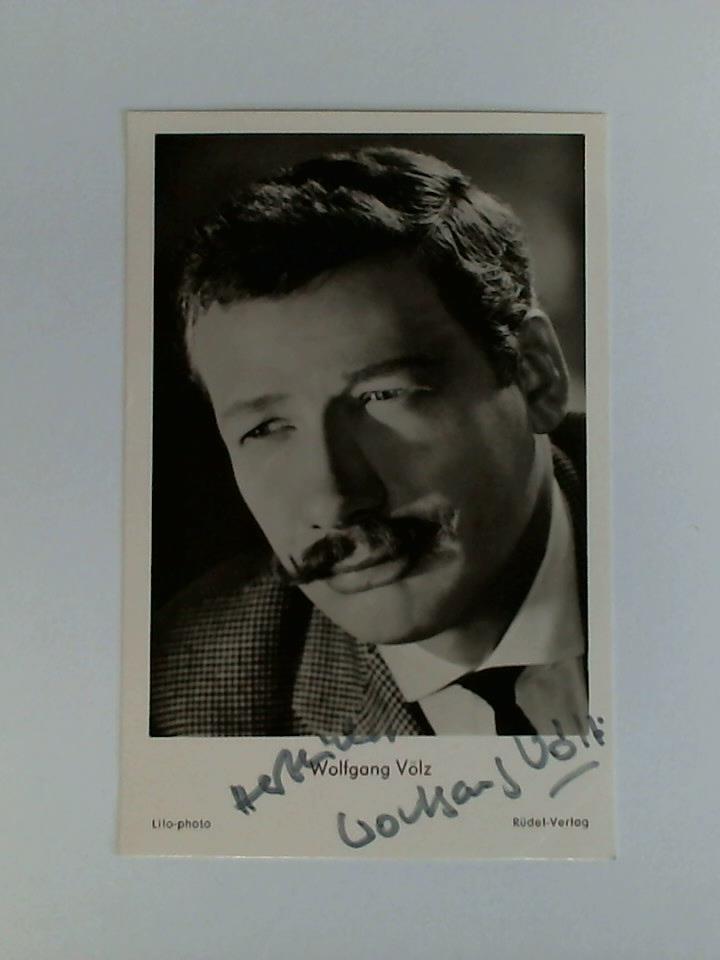 Vlz, Wolfgang - Autogrammkarte, original signiert