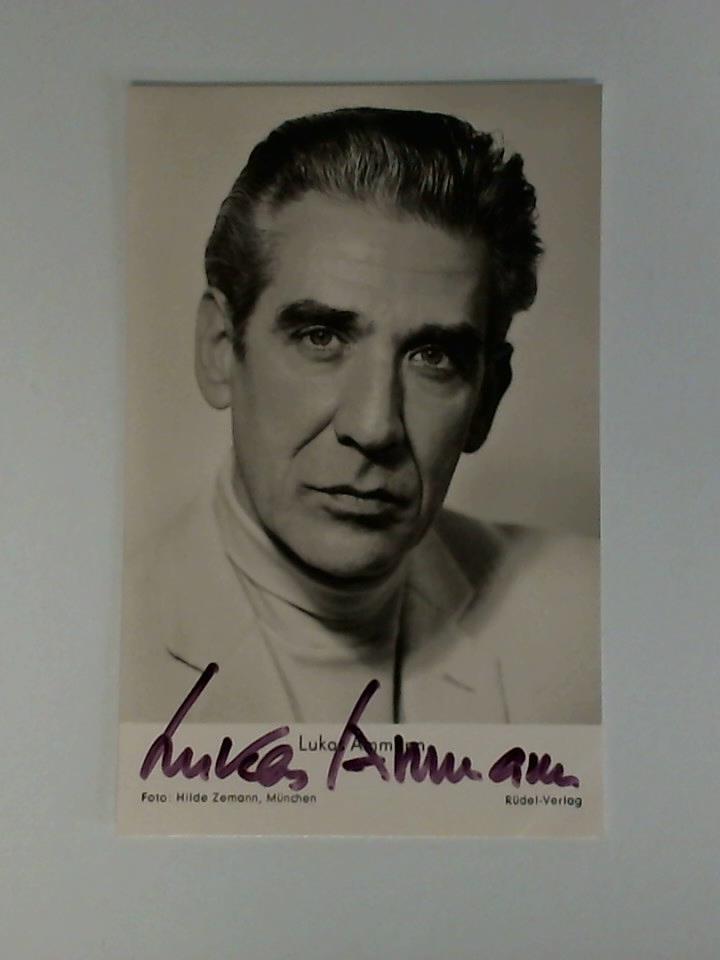 Ammann, Lukas - Autogrammkarte, original signiert