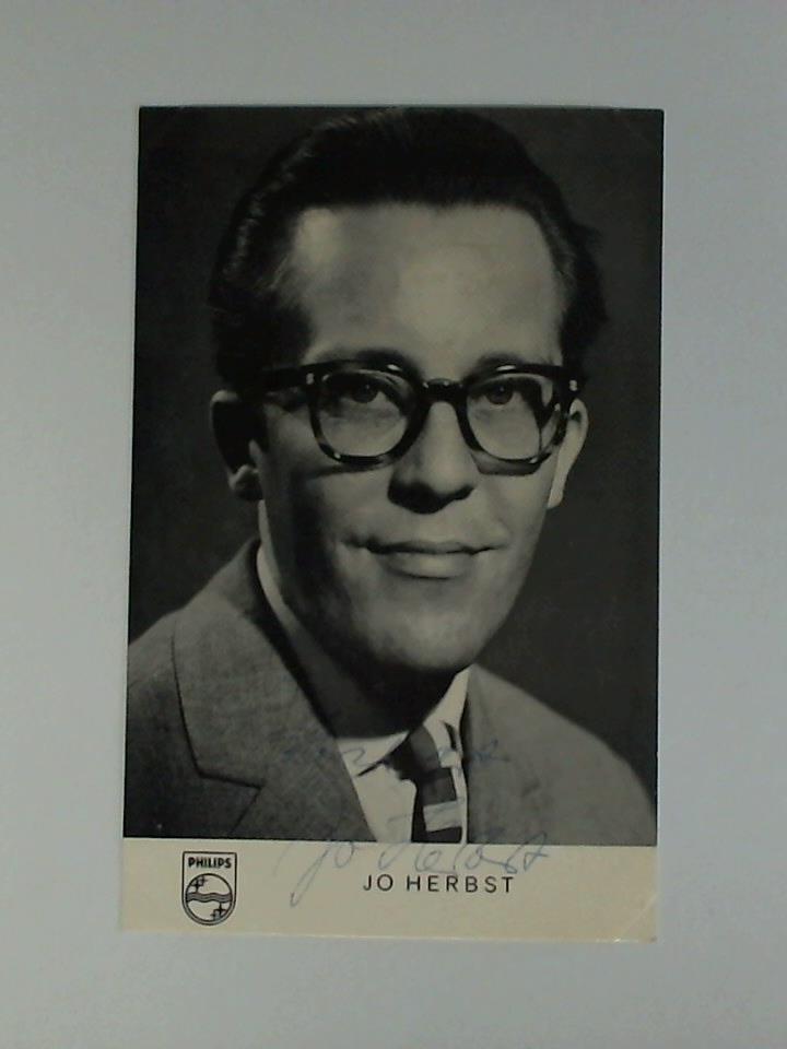 Herbst, Jo - Autogrammkarte, original signiert