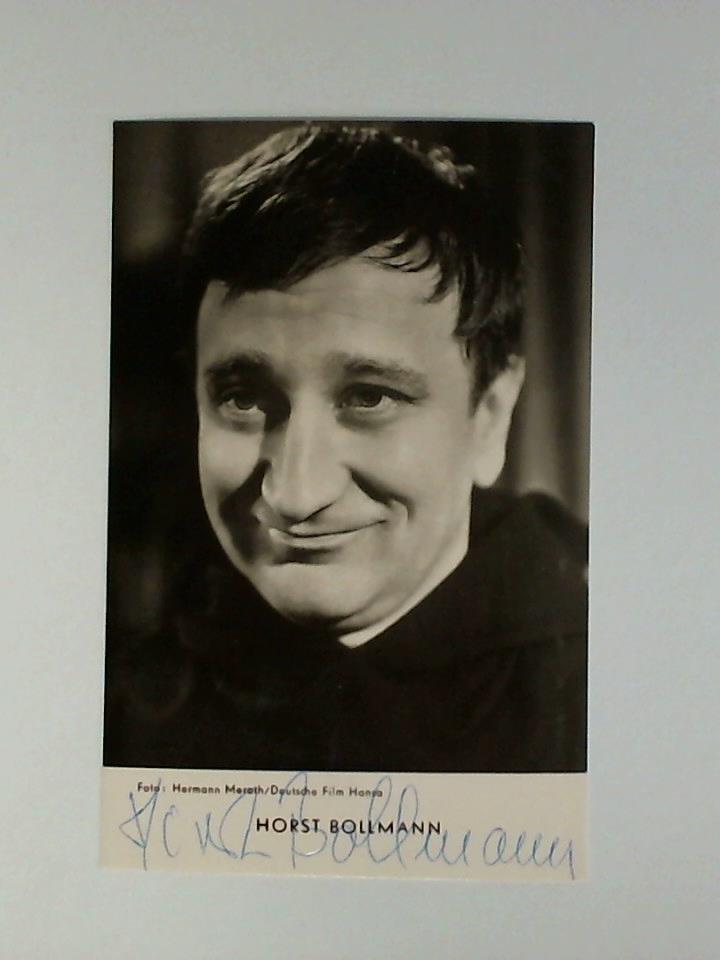 Bollmann, Horst - Autogrammkarte, original signiert