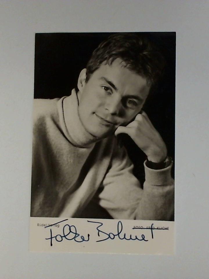 Bohnet, Folker - Autogrammkarte, original signiert