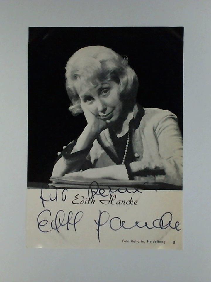 Hancke, Edith - Autogrammkarte, original signiert