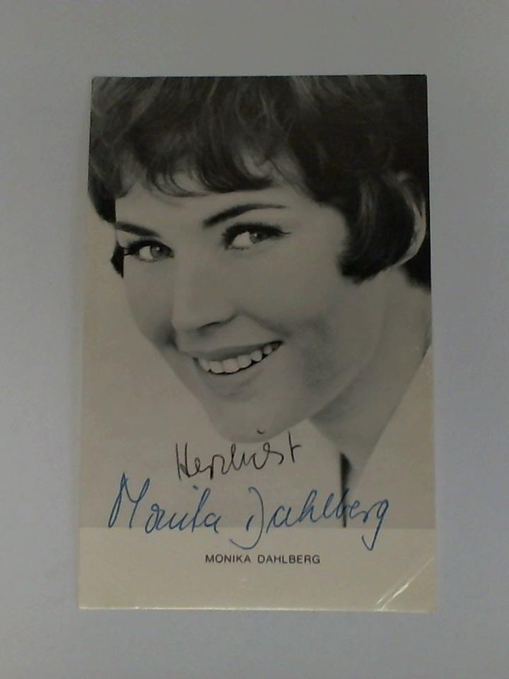 Dahlberg, Monika - Autogrammkarte, original signiert